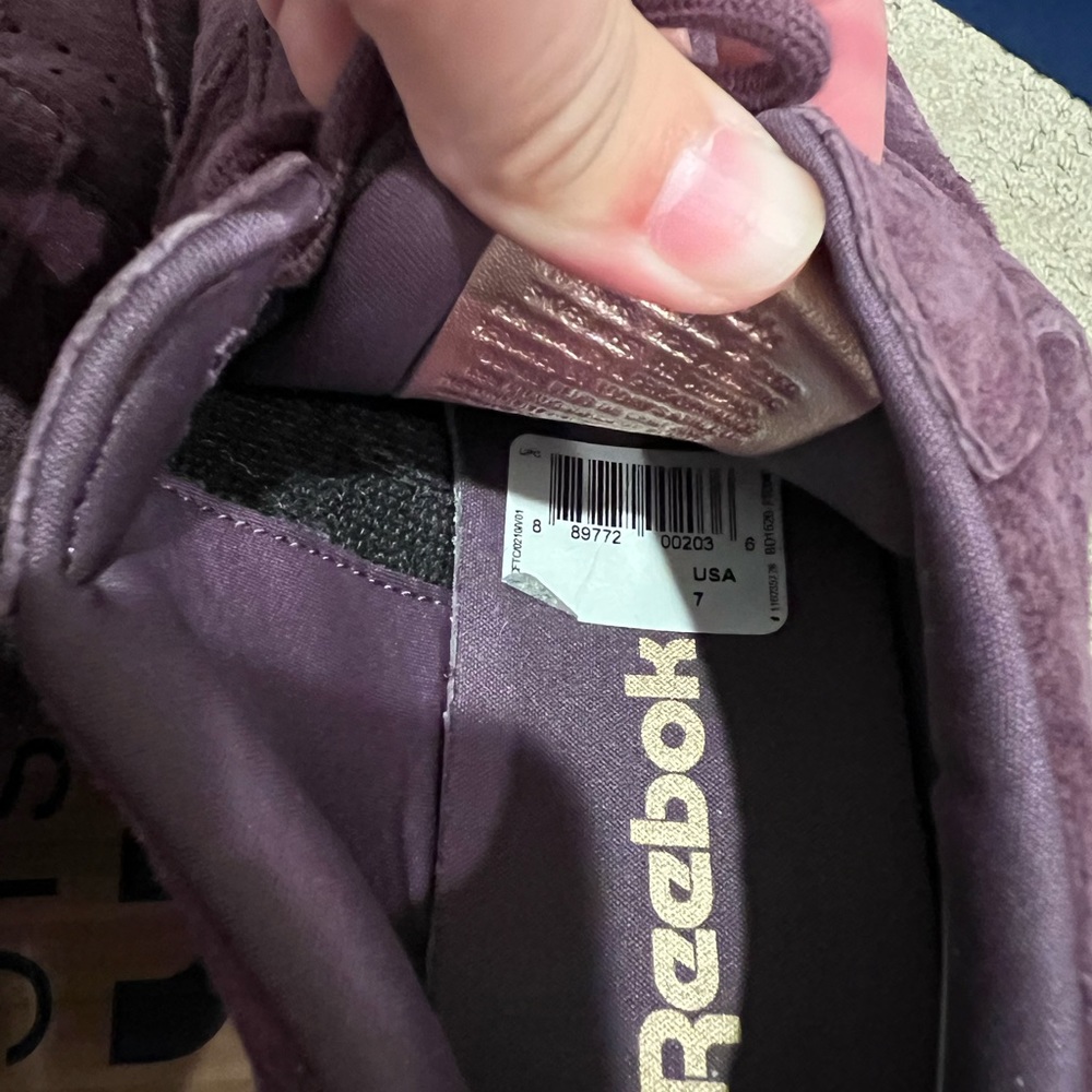 Purple Reeboks - Picture 4 of 4